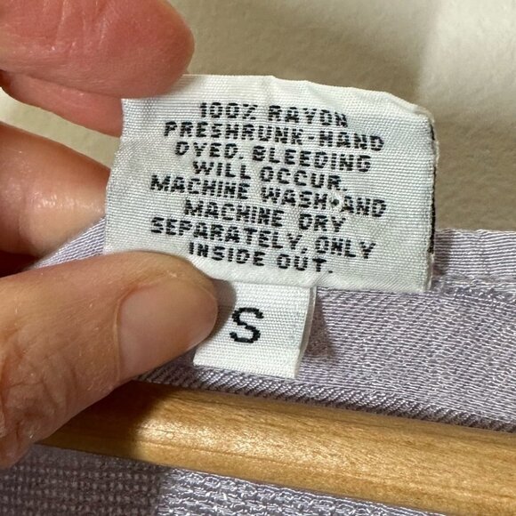 VINTAGE  CP Shades Lilac Button Front Cardigan Top Size Small - Picture 5 of 6